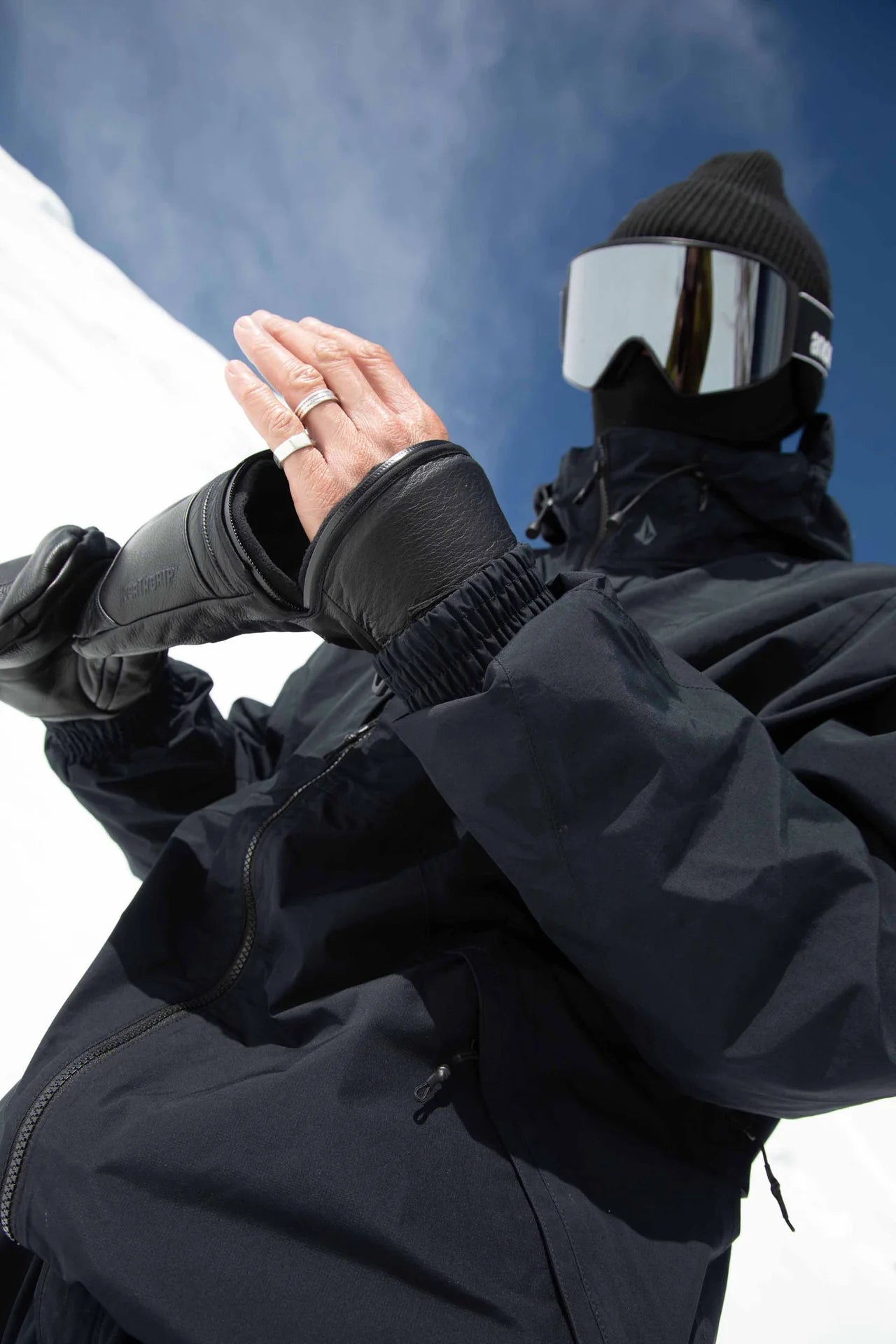 DEATHGRIP Zombie Premium Leather Long Cut Mitts