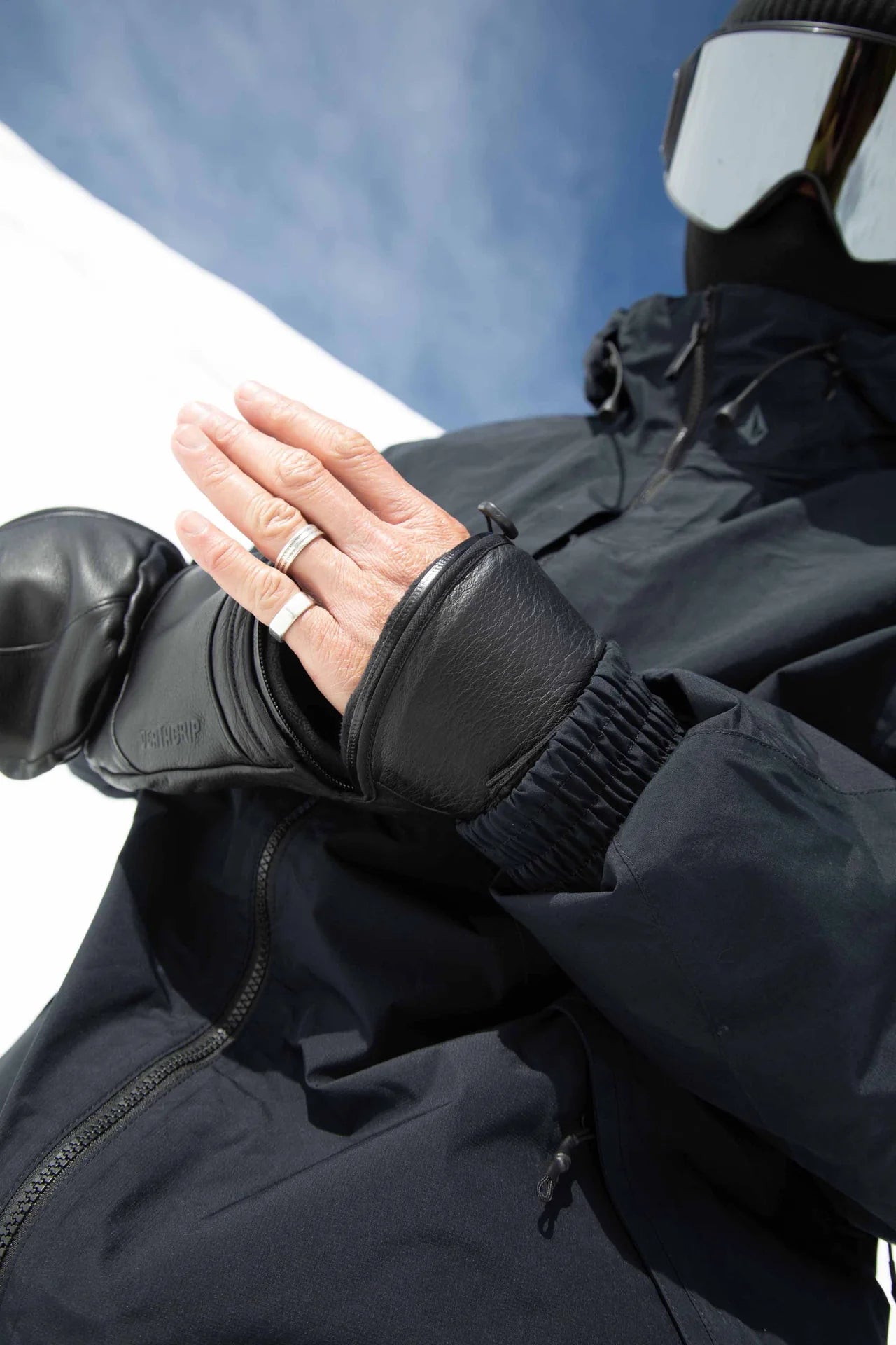 DEATHGRIP Zombie Premium Leather Standard Cut Mitts