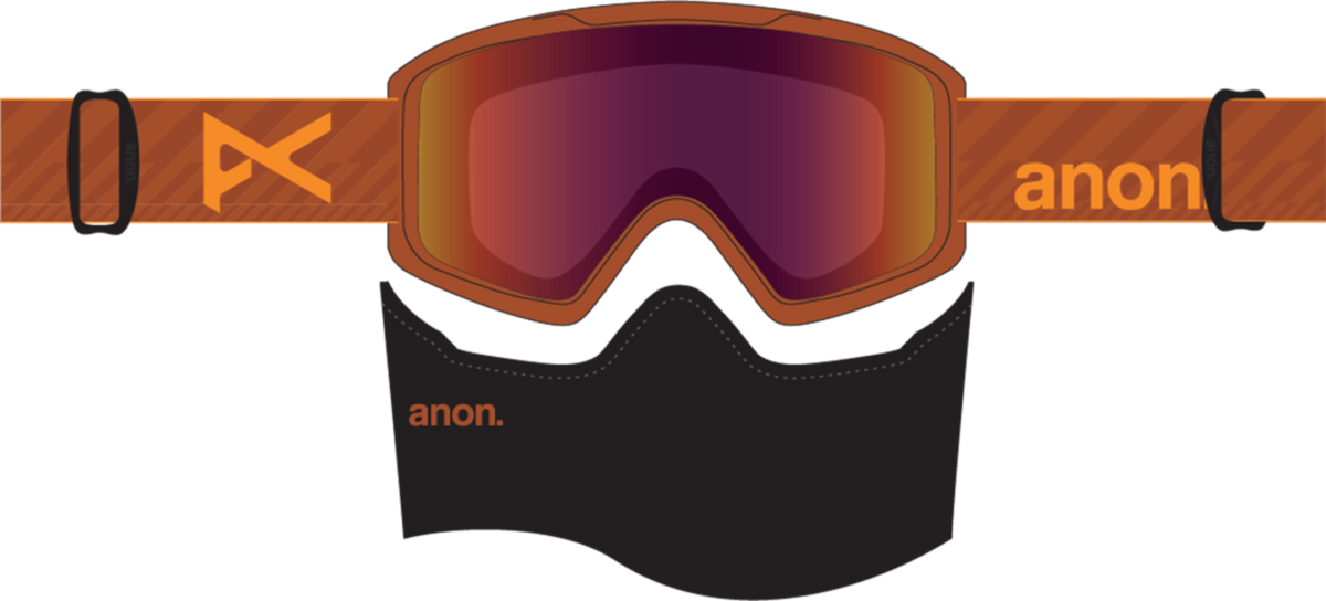 Anon Tracker 2.0 Low Bridge Kids Goggles