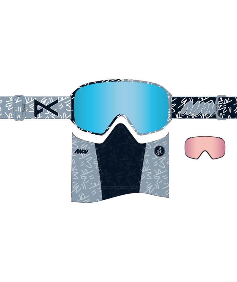 Anon M4S Cylindrical Low Bridge Goggles