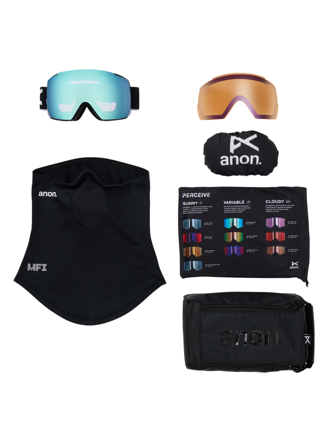 Anon M5 Low Bridge Goggle