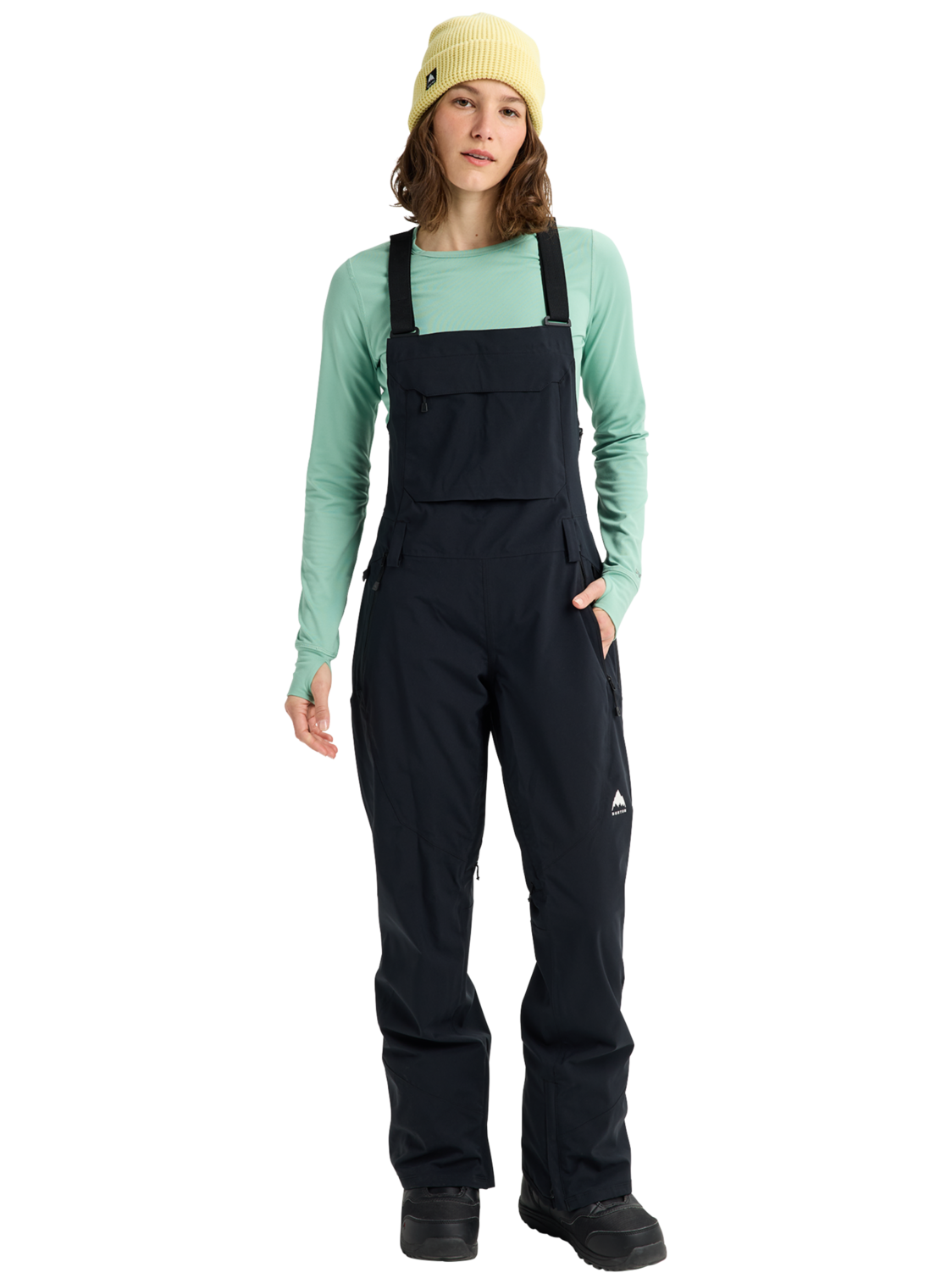 Burton Reserve Short Fit Stretch Slim Womens Bibs – Snowbiz