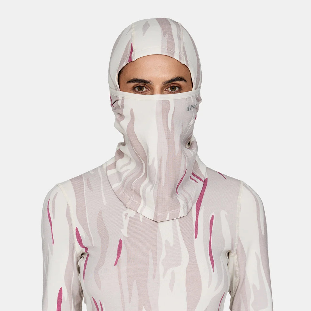 Le Bent Heavyweight Grid Fleece Balaclava