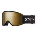 smith squad mag black gold mirror low bridge asian fit snow goggle  snowboard ski