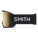 smith squad mag black gold mirror low bridge asian fit snow goggle  snowboard ski