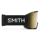 smith squad mag black gold mirror low bridge asian fit snow goggle  snowboard ski