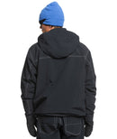 Quiksilver Live Wire Jacket black white stitching 90 style baggy fit