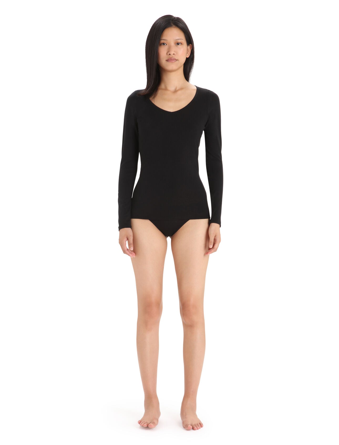 Icebreaker 150 Siren Sweetheart Long Sleeve Womens Thermal travel thermal low neck light