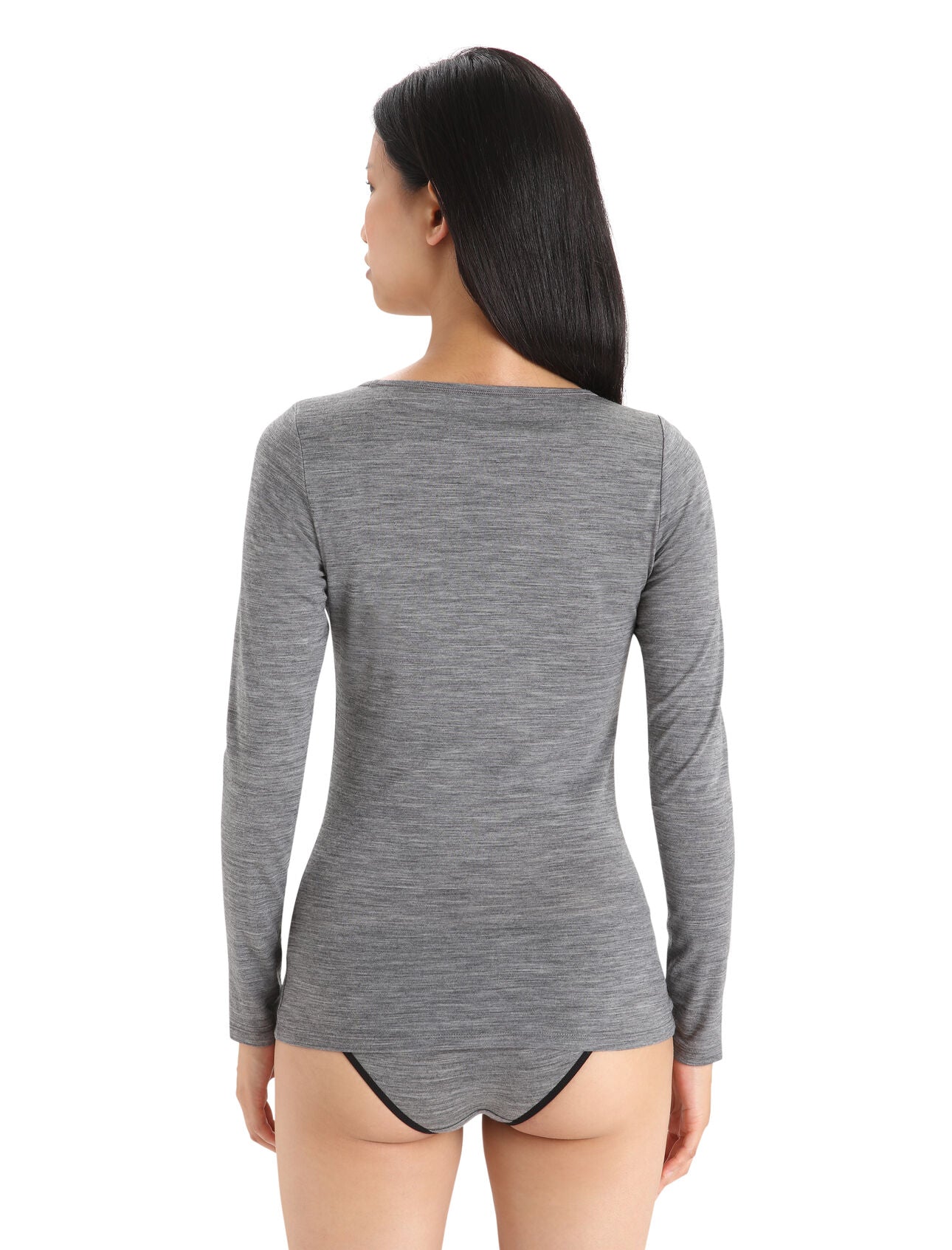 Icebreaker 150 Siren Sweetheart Long Sleeve Womens Thermal travel thermal low neck light