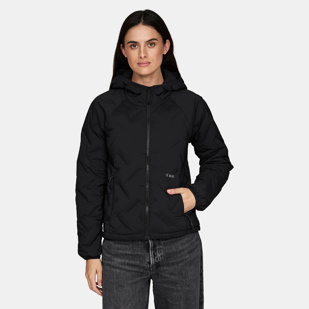 Le Bent Down Hooded Womens Jacket