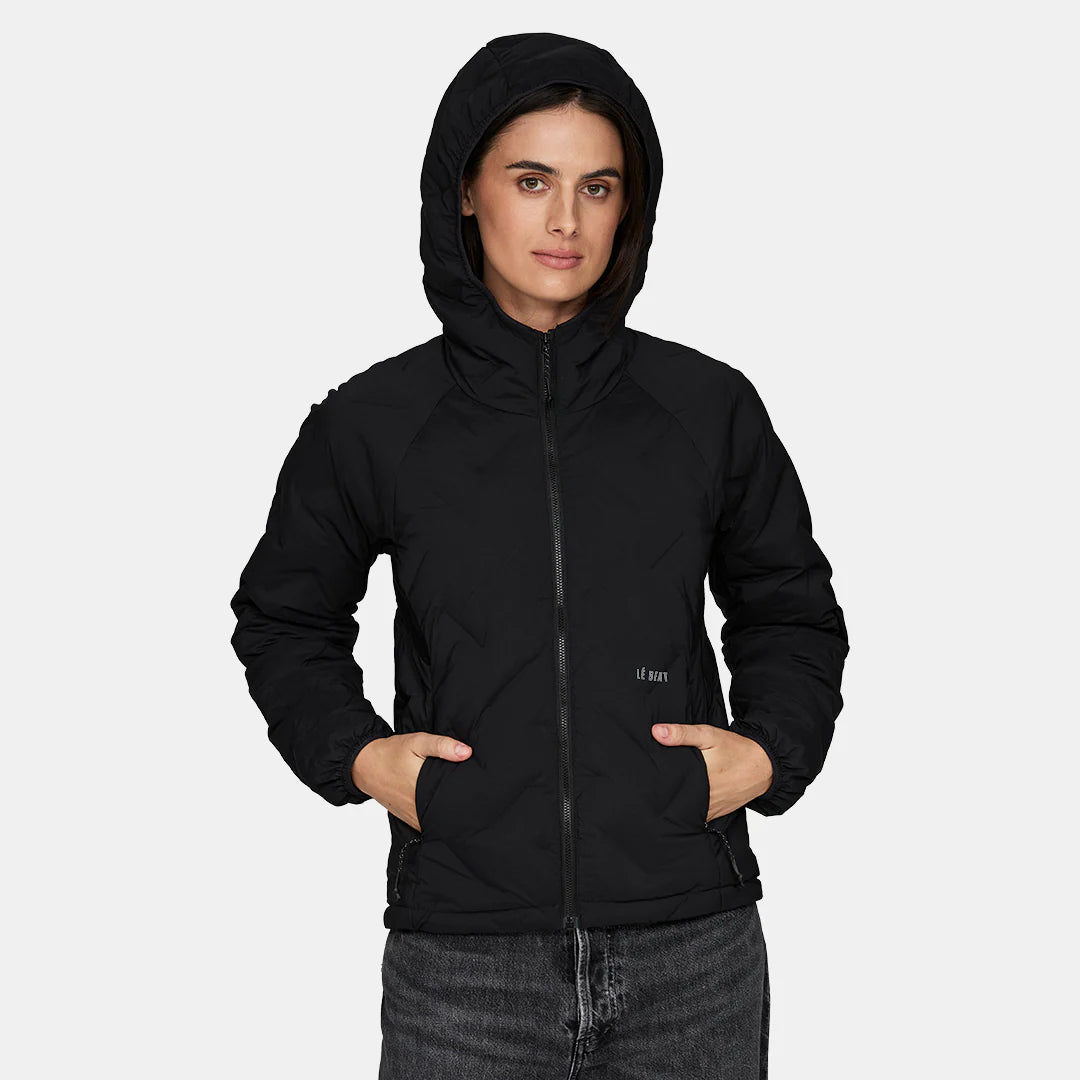 Le Bent Down Hooded Womens Jacket