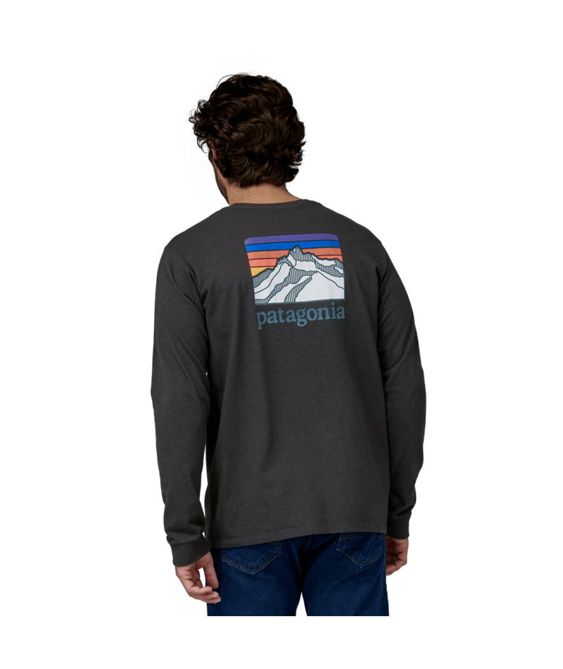 Patagonia Line Logo Ridge LS Responsibili-Tee
