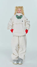 QLEO Lace Trim Snow Pant