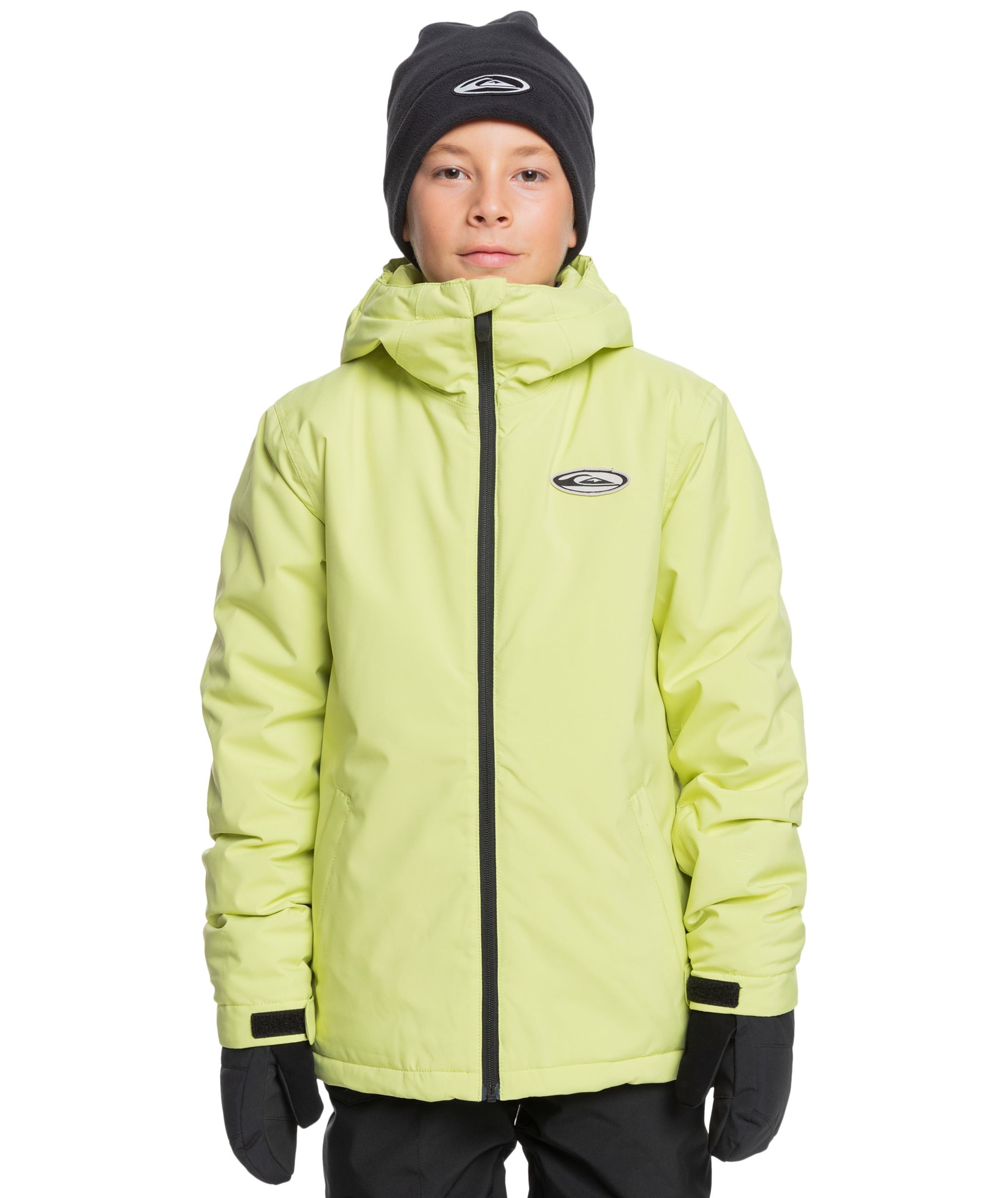 Quiksilver High In the Hood Youth Jacket celery green