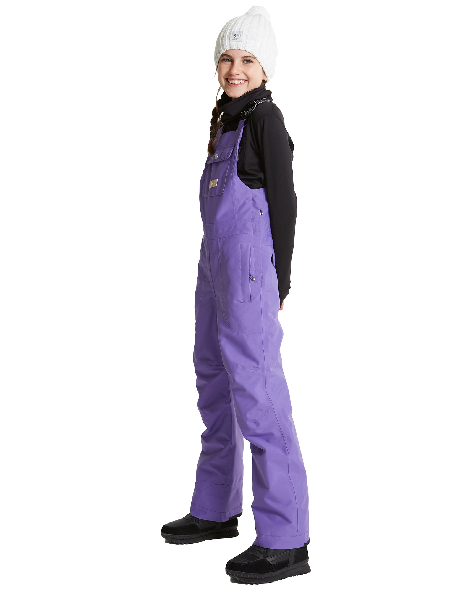 kids snow ski snowboard pant bib cheap good warm girls child grommit rojo