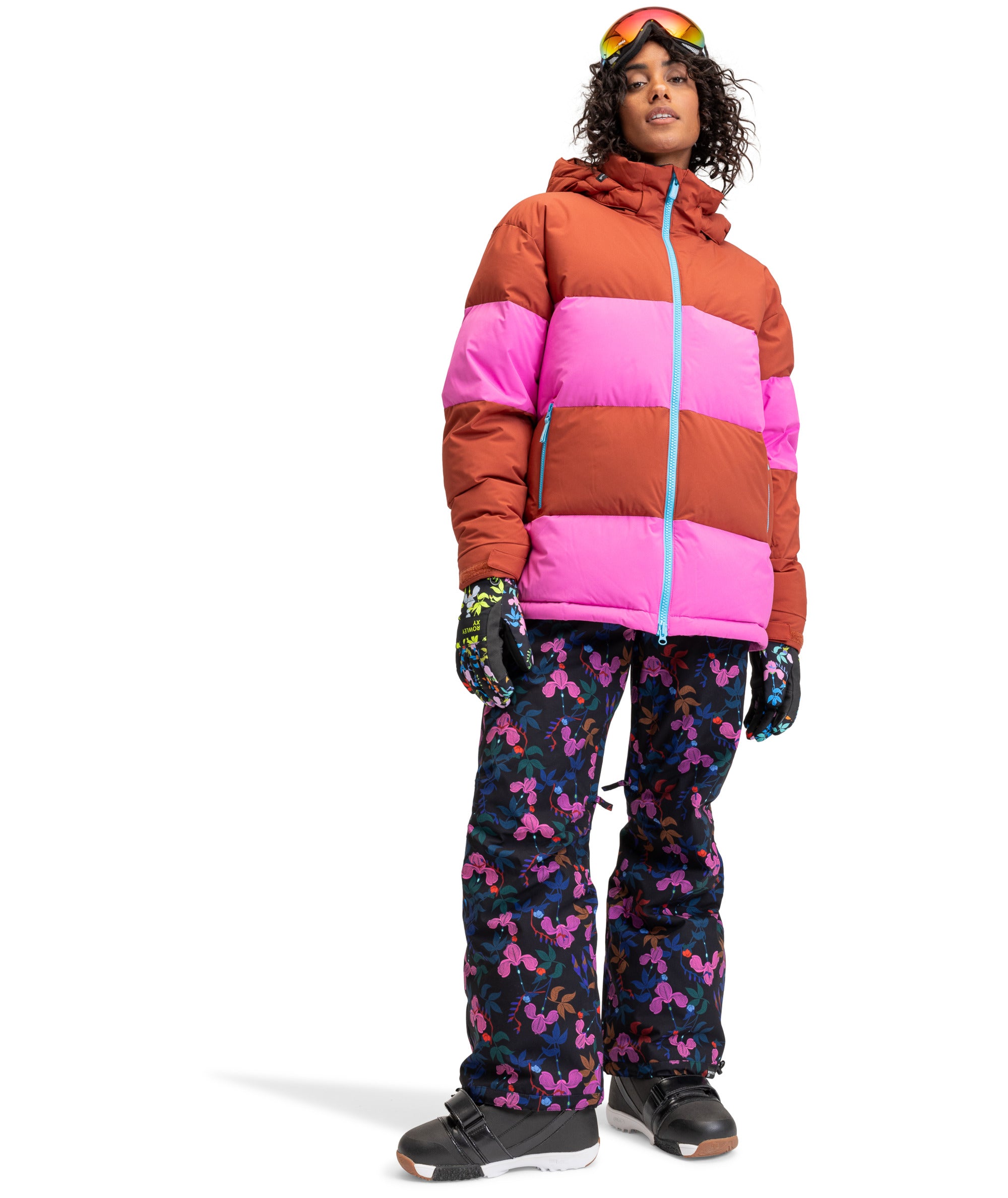 Roxy X Rowley Block Puffer Womens Jacket