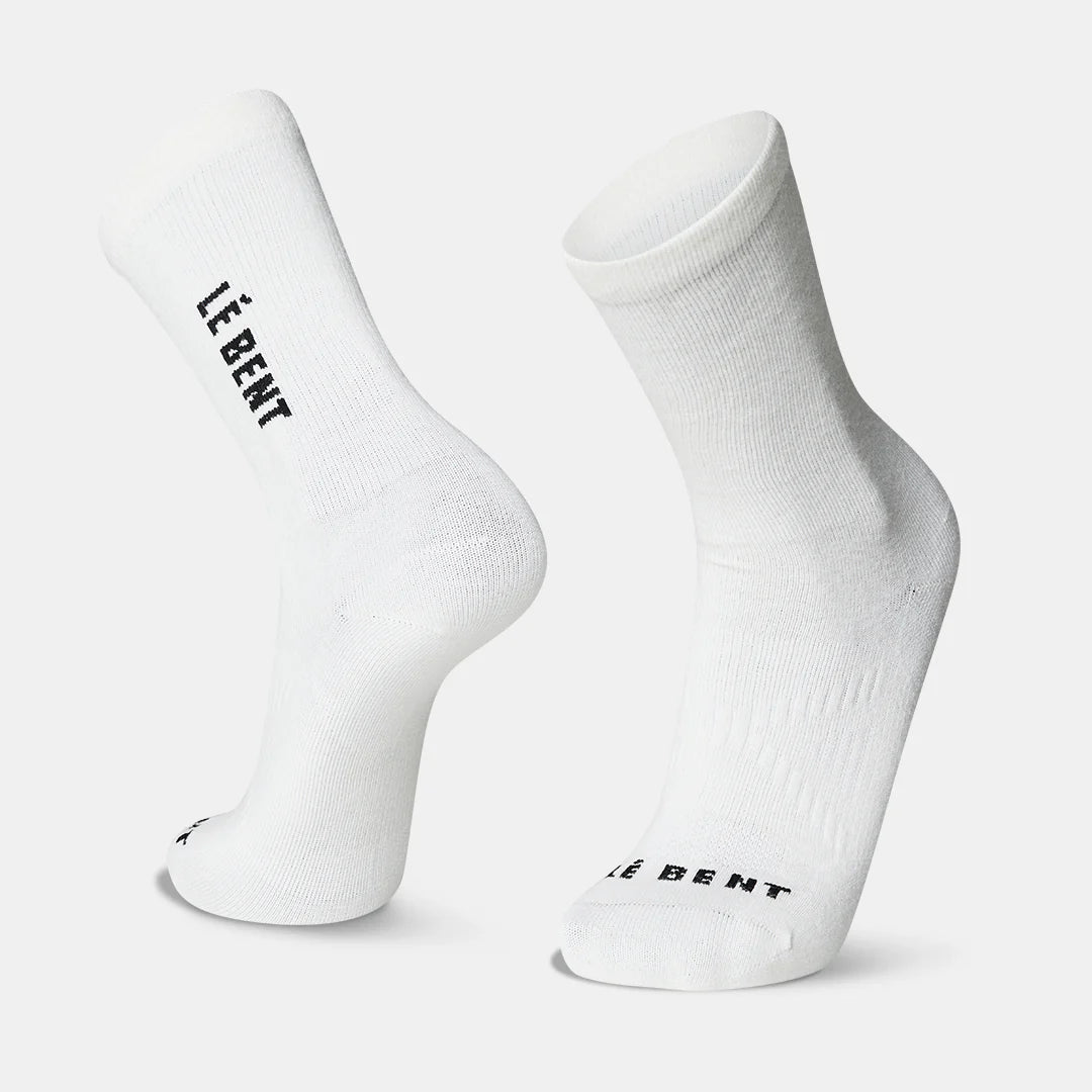 Le Bent Zero Cushion Logo 3/4 Crew Sock