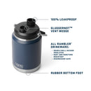 Yeti Rambler Half Gallon Jug 2.0 (1.9L)