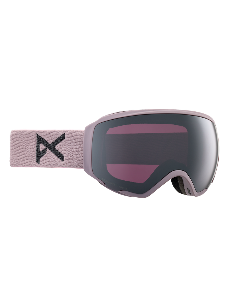 Anon WM1 Low Bridge Fit Goggles + Bonus Lens + MFI Face Mask Womens Magnetic ski snowboard goggles
