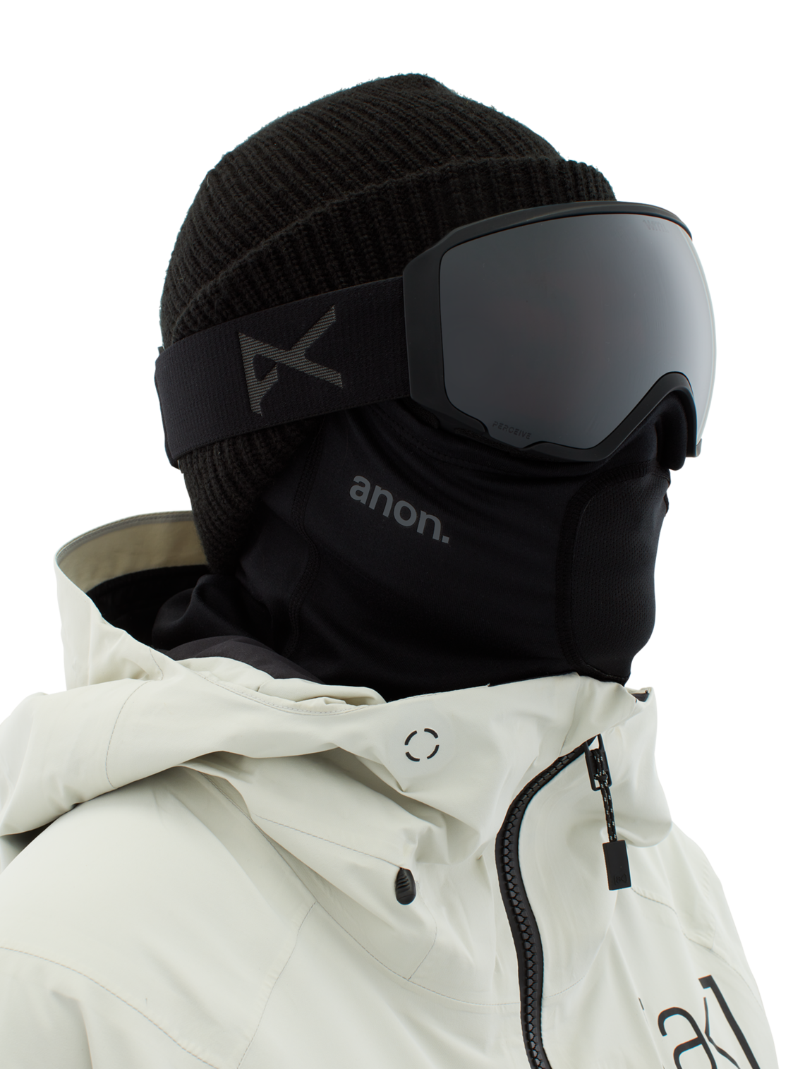 Anon WM1 Low Bridge Fit Goggles + Bonus Lens + MFI Face Mask Ski Snowboard womens magnetic goggles face mask and extra lens asian
