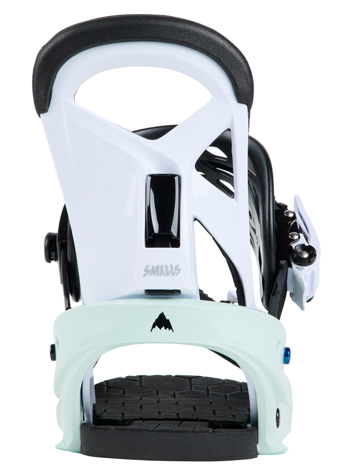 Burton Kids Smalls Snowboard Bindings 2024 White Mint