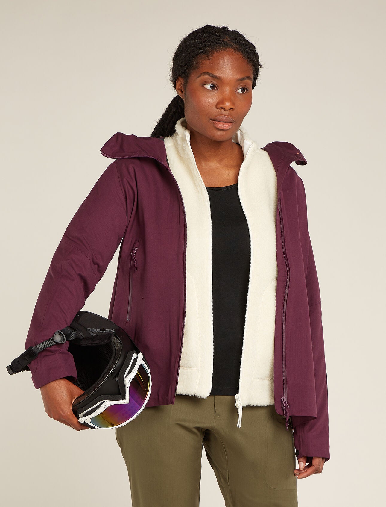 Icebreaker 260 TechTop Scoop Womens Long Sleeve