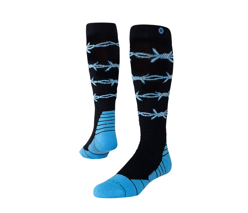 Stance Barbed Wire Mid Poly Snow Sock