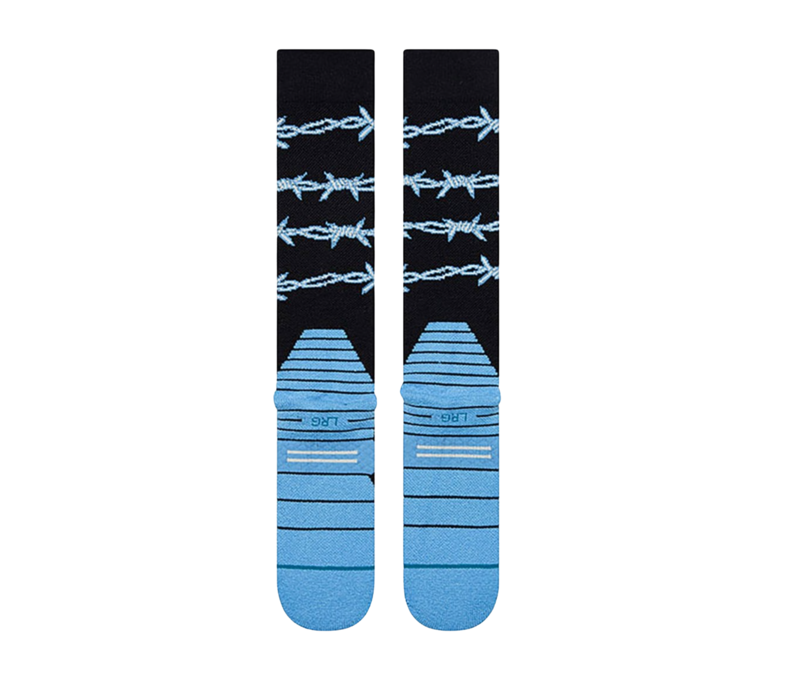 Stance Barbed Wire Mid Poly Snow Sock