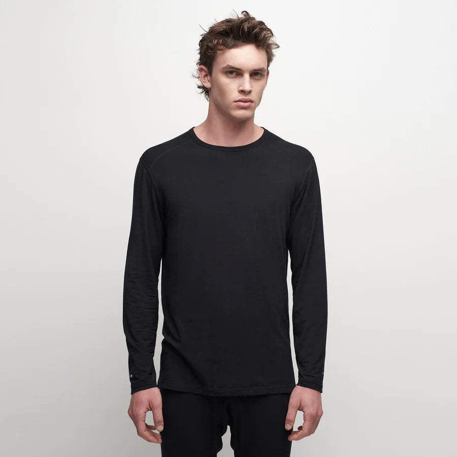 Le Bent Mens 200 Crew Top thermal merino bamboo lightweight no stink no sweat sale