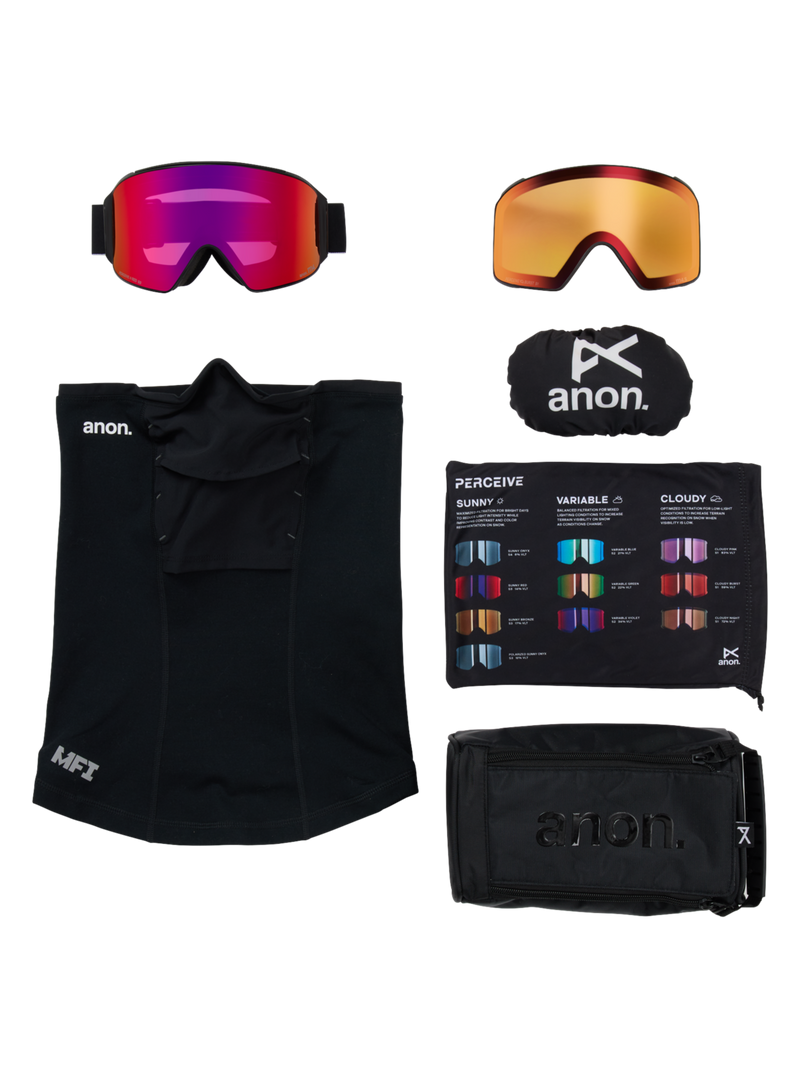 Anon M4 Cylindrical Low Bridge Goggles