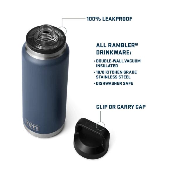 Yeti Rambler 36oz Bottle w/ Chug Cap (1065ml)