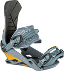 Nitro Team Snowboard Binding 2024 Grey Yellow