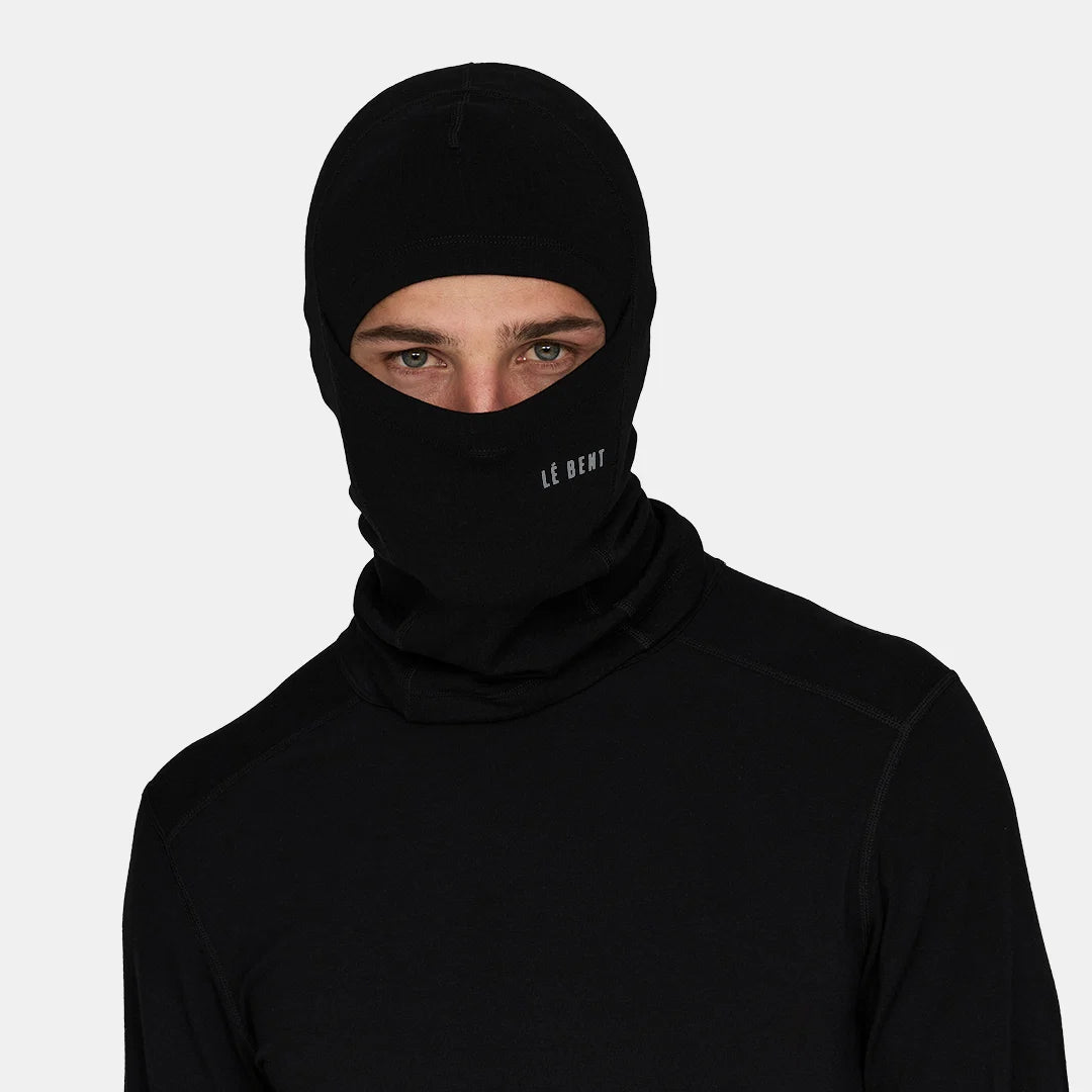 Le Bent Heavyweight Grid Fleece Balaclava