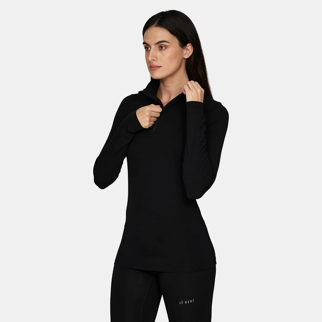 Le Bent Womens Midweight 1/4 Zip