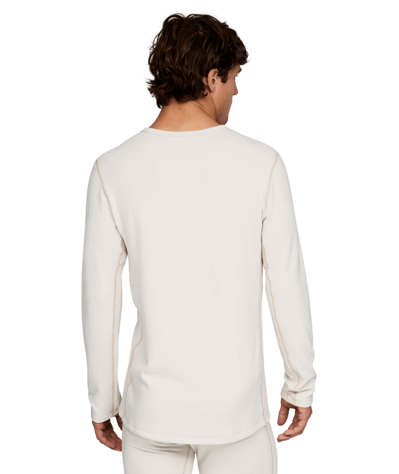 Le Bent Heavyweight Antarctic Grid Fleece Crew