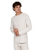 Le Bent Heavyweight Antarctic Grid Fleece Crew