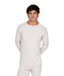 Le Bent Heavyweight Antarctic Grid Fleece Crew