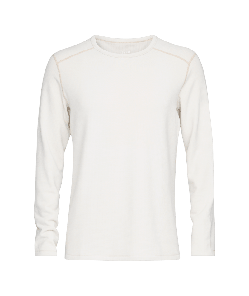 Le Bent Heavyweight Antarctic Grid Fleece Crew