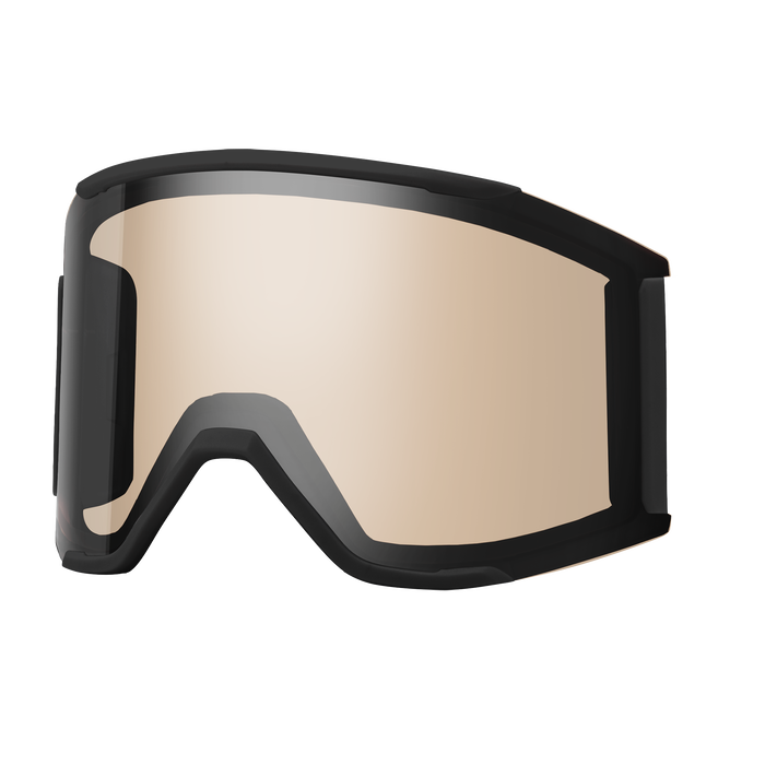 smith squad mag black gold mirror snow goggle  snowboard ski