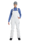 burton white womens bib pant