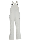 burton white womens bib pant