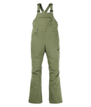 Burton Avalon Short Stretch Bib Womens Pants froest moss fit ski snowboard pant
