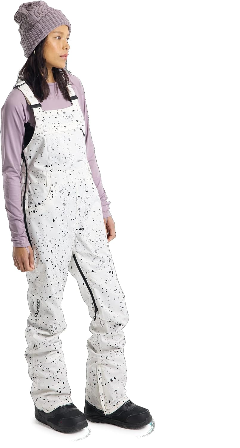 Burton Avalon Stretch 2L Womens Bib Pants stout white spatter
