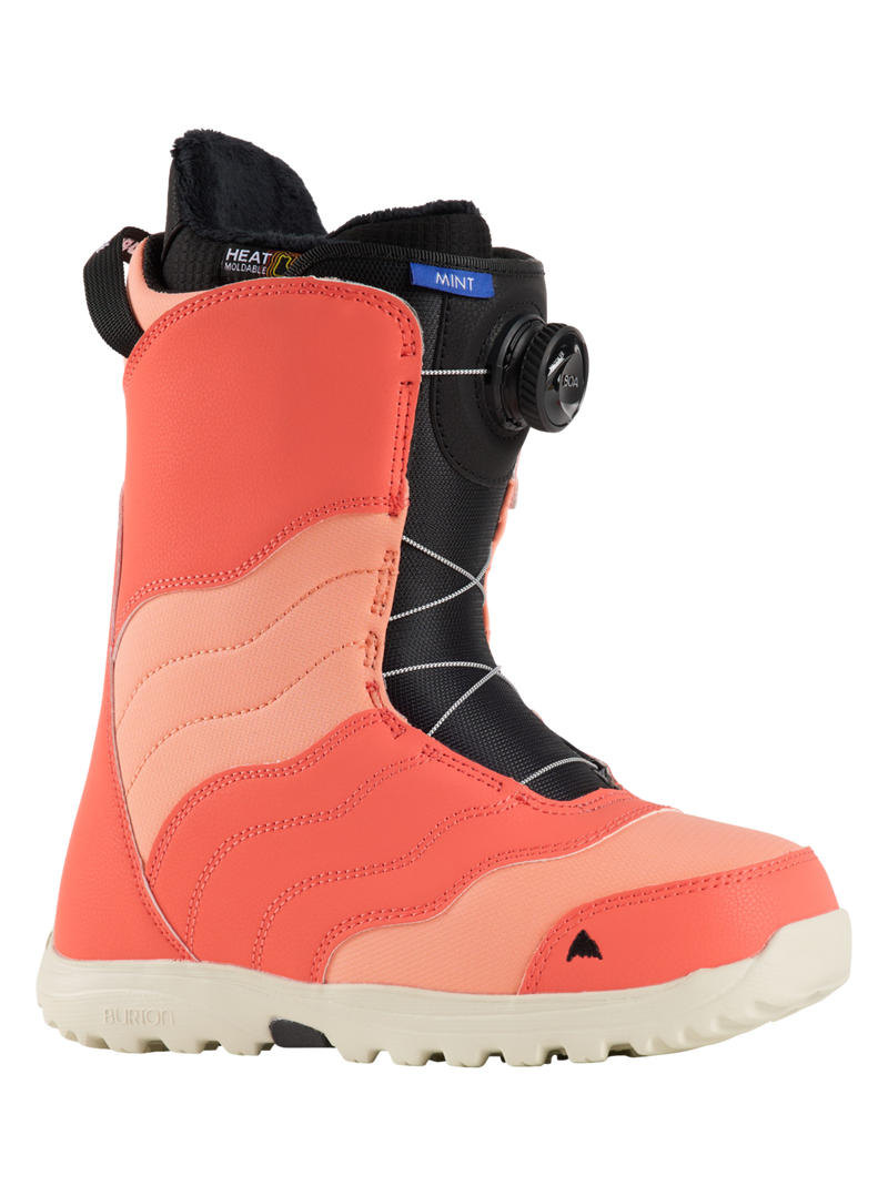 Burton Mint BOA Womens Snowboard Boots 2025 peach echo
