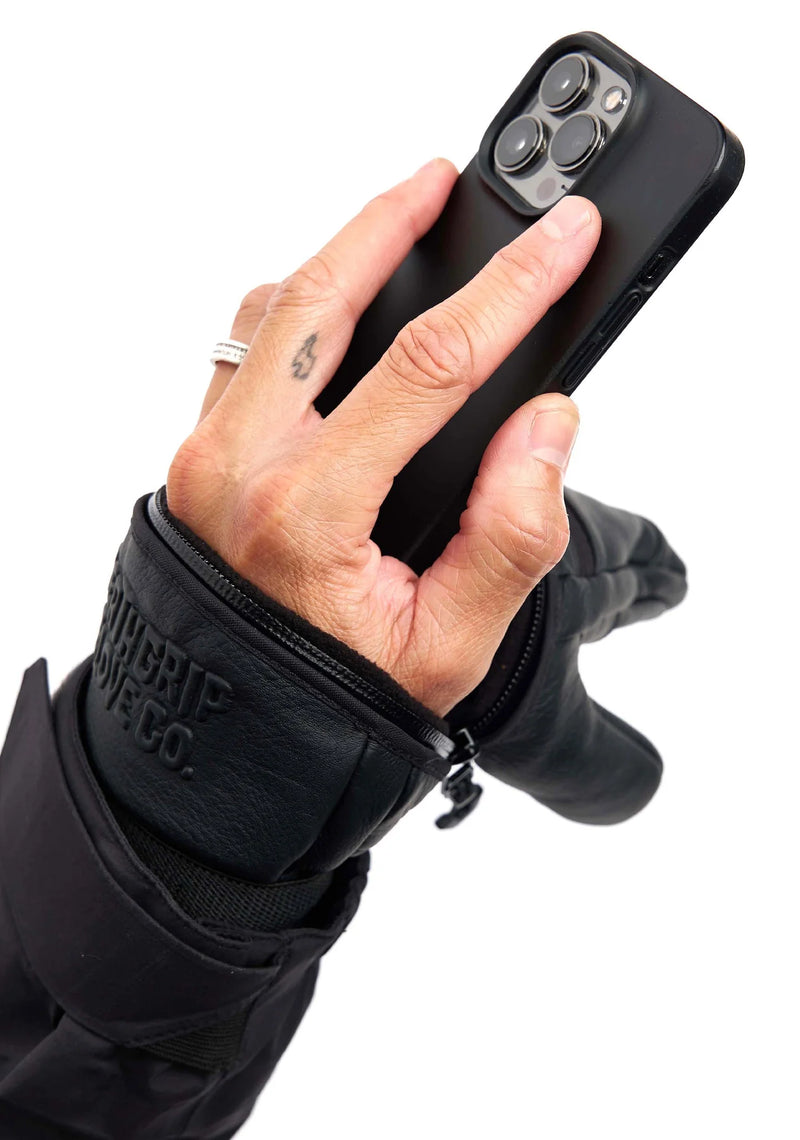 DEATHGRIP Zombie Leather Long Cut Mitts