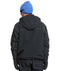 Quiksilver Live Wire Jacket black white stitching 90 style baggy fit