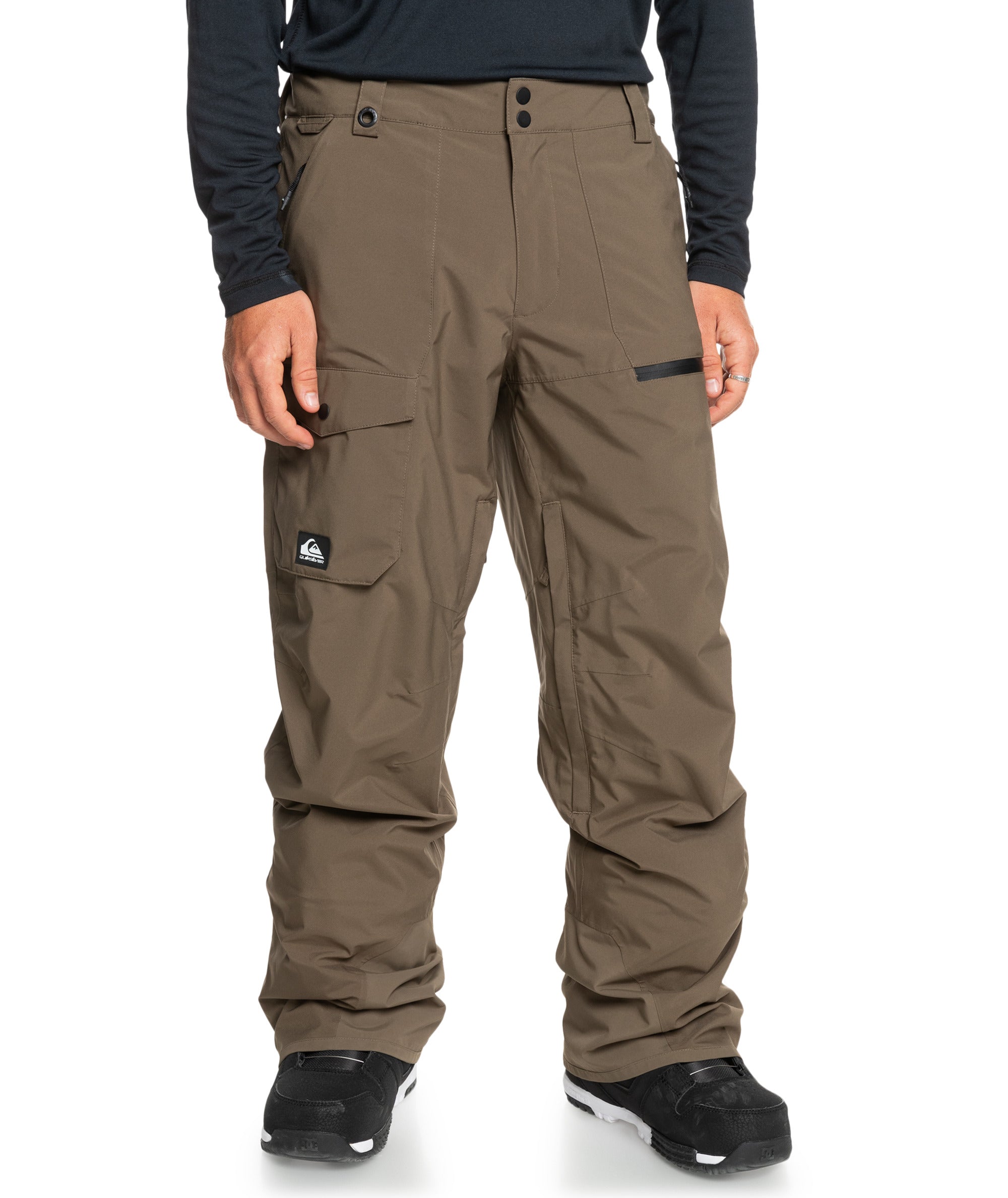 Quiksilver Utility Pant canteen brown snowboarding pant ski snow 200000 very waterproof cheap