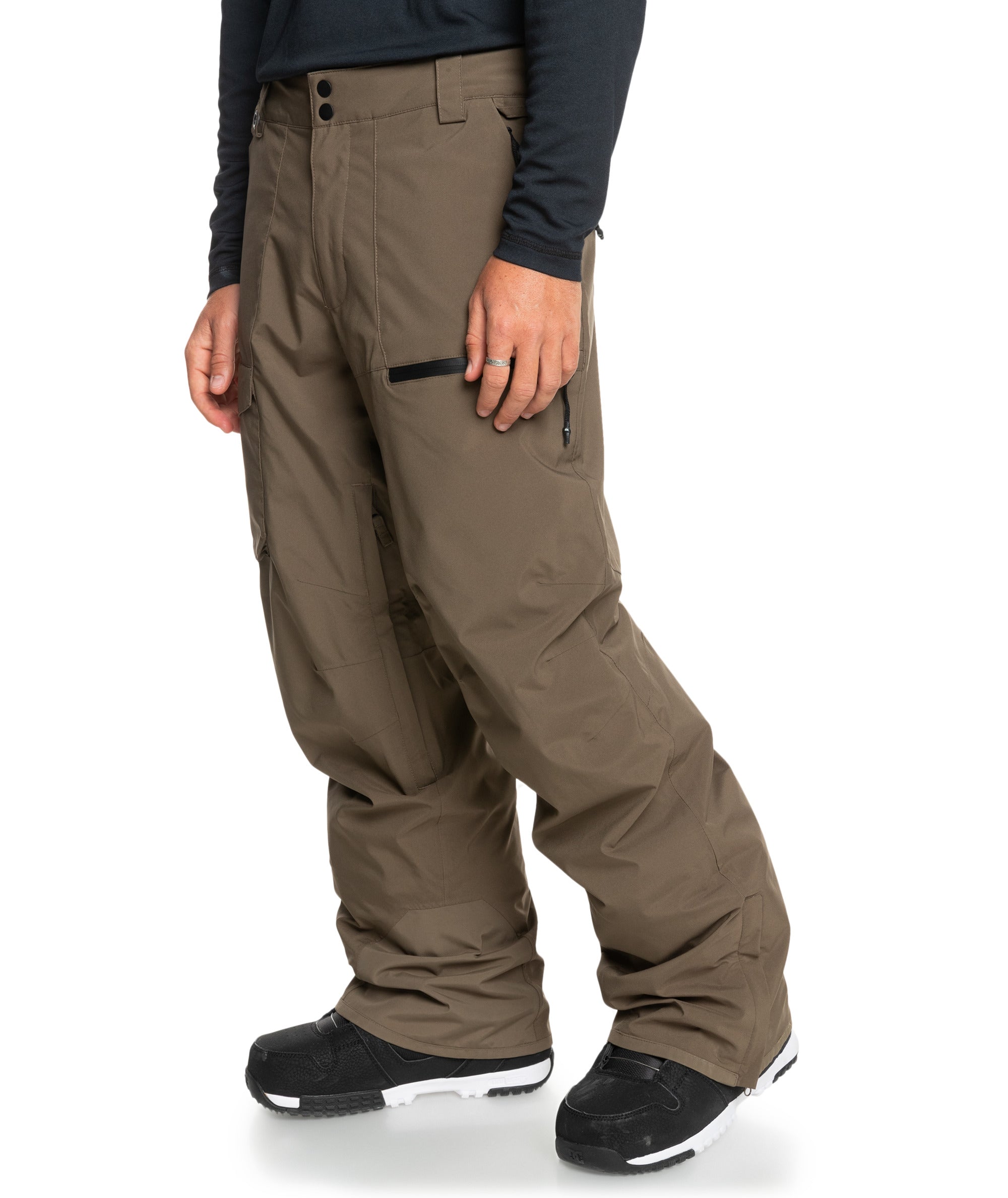 Quiksilver Utility Pant canteen brown snowboarding pant ski snow 200000 very waterproof cheap