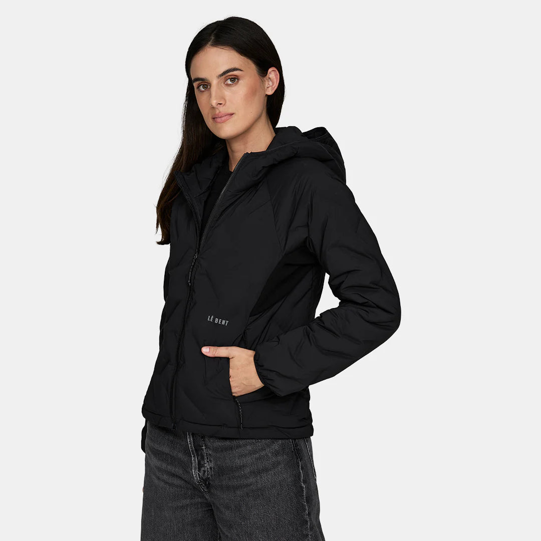 Le Bent Down Hooded Womens Jacket