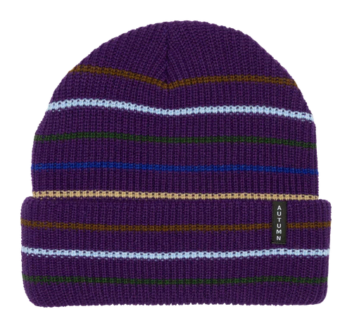 Autumn Multi Stripe Beanie